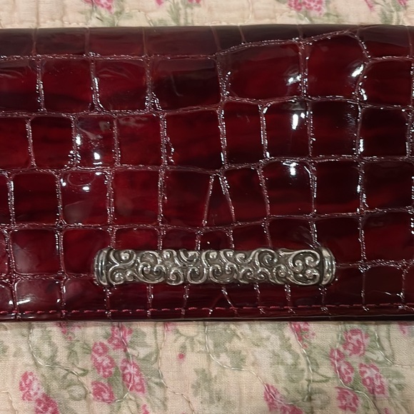 Brighton Paten leather Checkbook Card Holder/Wallet - Picture 9 of 9